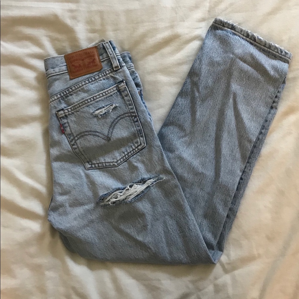 distressed vintage levi jeans